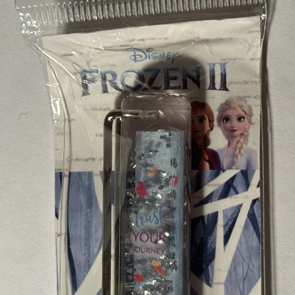 Walt Disney Frozen II 2 Floaty Pen Silver Glitter Moves by Elsa Movie Film